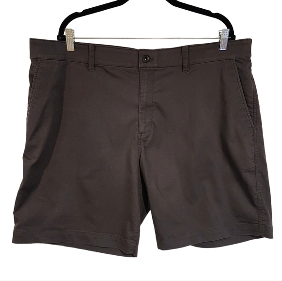 Nike Men's Dri-Fit UV Sun Protection Chino 8" Golf Shorts Dark Smoke‎ Grey sz 42 - Picture 2 of 11